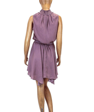 Halston Heritage Clothing Medium | US 6 High Neck Belted Dress