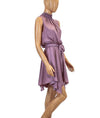 Halston Heritage Clothing Medium | US 6 High Neck Belted Dress