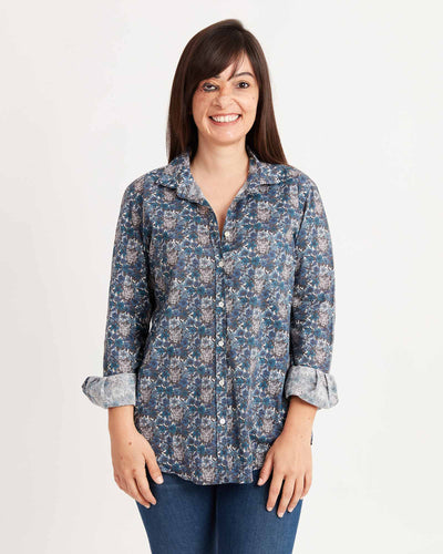 Hartford Clothing Large | US 10 Floral Print Button Down