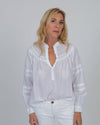 Hartford Clothing Small Embroidered Half Button Down