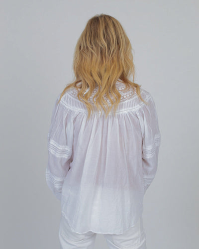Hartford Clothing Small Embroidered Half Button Down