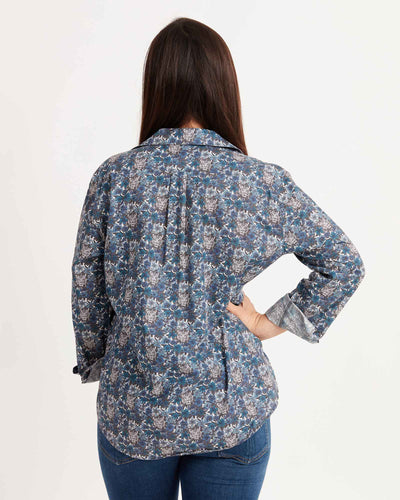 Hartford Clothing Small | US 4 Floral Print Button Down
