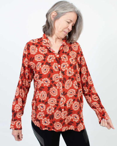 Hartford Clothing XL | US 12 Floral Print Button Down