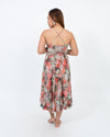 Haute Hippie Clothing Small Floral High-Low Dress