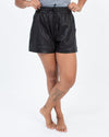 Helmut Lang Clothing Medium Drawstring Leather Shorts