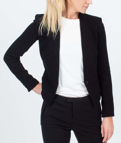 Helmut Lang Clothing XS Cropped Tuxedo Blazer