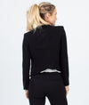 Helmut Lang Clothing XS Cropped Tuxedo Blazer