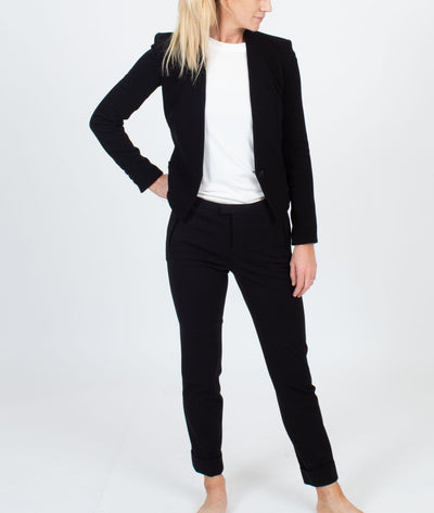 Helmut Lang Clothing XS Cropped Tuxedo Blazer
