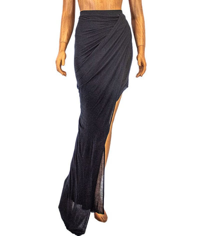Helmut Lang Clothing XS Faux Wrap Maxi Skirt