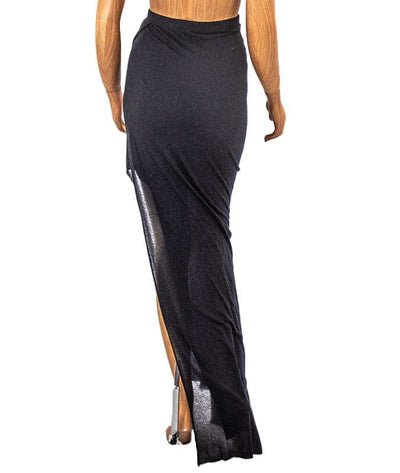 Helmut Lang Clothing XS Faux Wrap Maxi Skirt