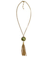 Henri Bendel Jewelry One Size Gold-Toned Tassel Pendant Necklace