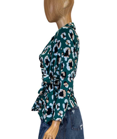 House of Harlow 1960 Clothing XXS Printed Wrap Top