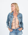 Hunter Clothing Small Cropped Denim Jacket