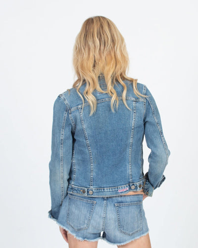 Hunter Clothing Small Cropped Denim Jacket