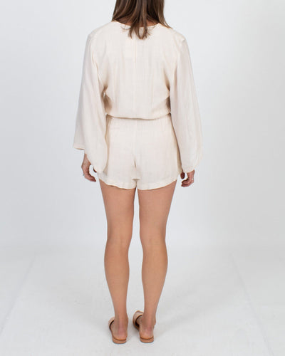 Indah Clothing Small Cream Romper