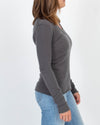 Inhabit Clothing Medium V Neck Taupe Sweater
