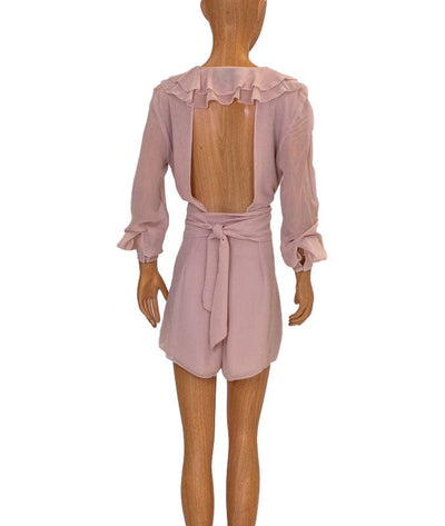 Intermix Exclusive Clothing XS Silk Open Back Romper