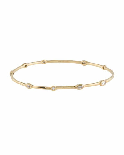 Ippolita Jewelry One Size IPPOLITA 18K Gold 2 Piece Bangle Set with Diamonds