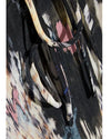 IRO Clothing Large | FR 40 Senk Printed Silk Crepe De Chine Blouse - Black