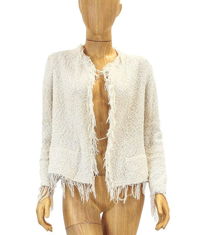 IRO Clothing Medium | US 8 I FR 40 Knitted Fringe Blazer