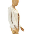 IRO Clothing Medium | US 8 I FR 40 Knitted Fringe Blazer