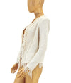IRO Clothing Medium | US 8 I FR 40 Knitted Fringe Blazer