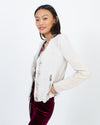 IRO Clothing Small | US 4 I FR 36 Cream Zip Up Blazer