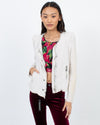 IRO Clothing Small | US 4 I FR 36 Cream Zip Up Blazer