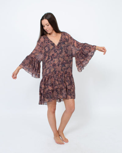 IRO Clothing Small | US 4 I FR 36 Floral Printed Mini Dress