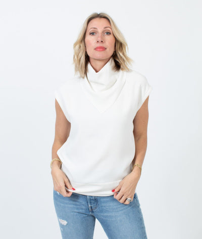 IRO Clothing XS | US 2 Cream Cowl Neck Blouse