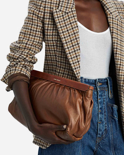 Isabel Marant Bags One Size "Luz Studded Leather Pouch"