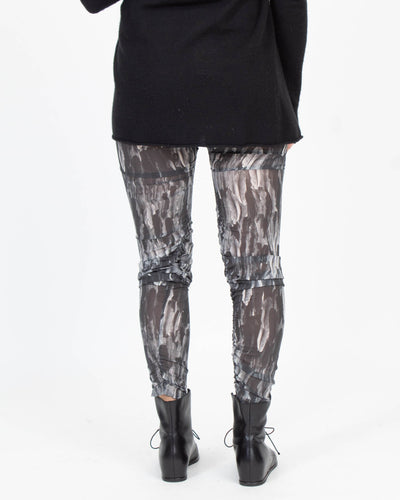 Isabel Marant Clothing Large Printed Sheer Leggings