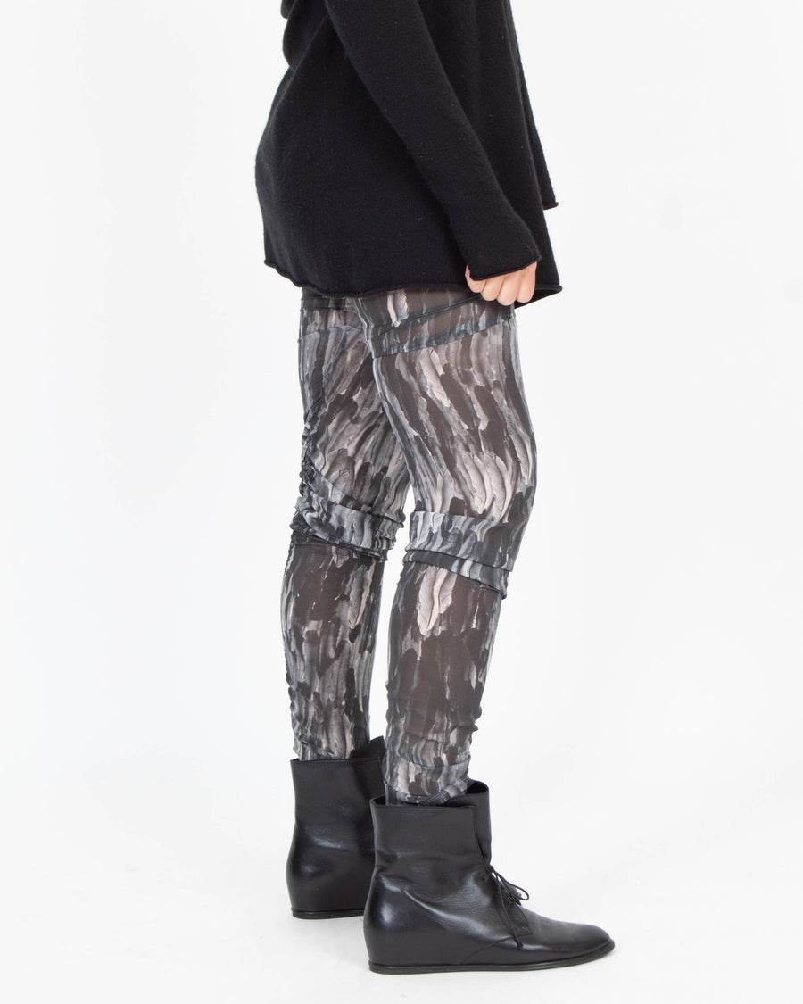 Isabel Marant Clothing Large Printed Sheer Leggings