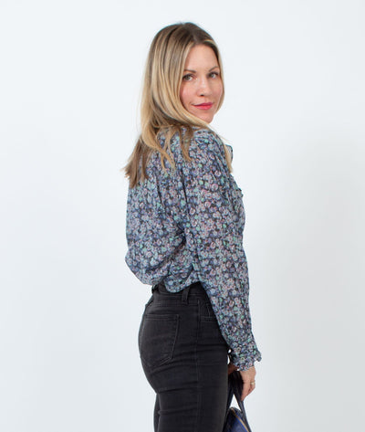 Isabel Marant Clothing XS | US 2 I FR 34 Floral Printed Blouse
