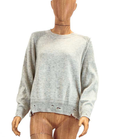 Isabel Marant Étoile Clothing Large | US 10 I FR 42 Distressed Moto Sweater