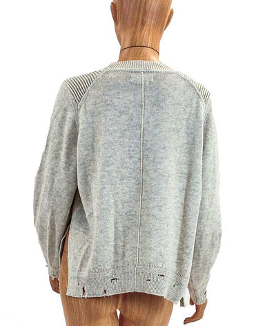 Isabel Marant Étoile Clothing Large | US 10 I FR 42 Distressed Moto Sweater