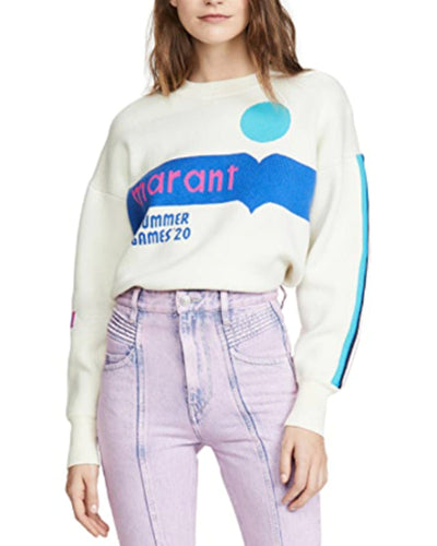 Isabel Marant Étoile Clothing Medium "Kleden" Logo Sweater