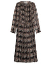 Isabel Marant Étoile Clothing Medium | US 8 I FR 40 Printed Silk Long Sleeve Maxi Dress