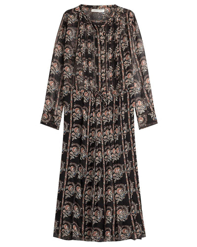 Isabel Marant Étoile Clothing Medium | US 8 I FR 40 Printed Silk Long Sleeve Maxi Dress