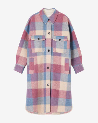 Isabel Marant Étoile Clothing Small Fontizi Checked Coat