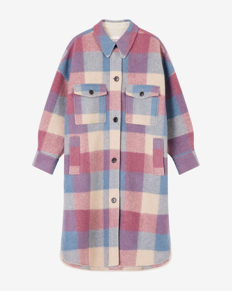 ★送料・関税込★Isabel Marant★(W) Fontizi Checked Coat★ fontizi-checked-coat-in-