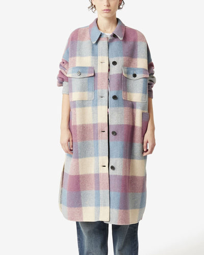 Isabel Marant Étoile Clothing Small Fontizi Checked Coat