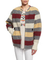 Isabel Marant Étoile Clothing Small | US 4 I FR 36 Fimo Striped Blanket Jacket