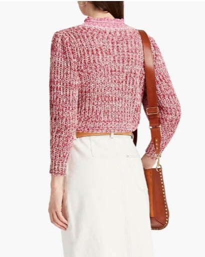 Isabel Marant Étoile Clothing XS "Lotiya Marled Cotton-Blend Sweater"