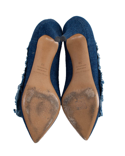 Isabel Marant Shoes Medium | US 9 Denim Point Toe Heels