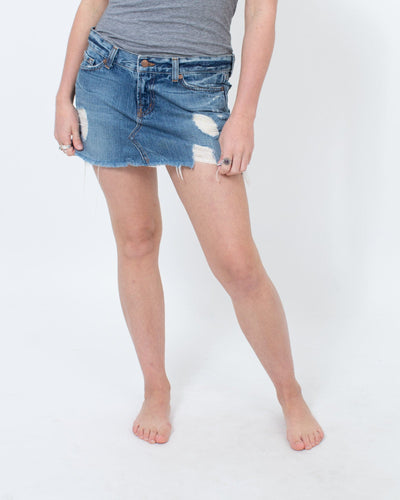 J Brand Clothing Small | US 27 Distressed Denim Skirt