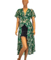 J.O.A. Clothing Small Floral High-Low Blouse
