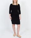 James Perse Clothing Medium Fitted Black Dress