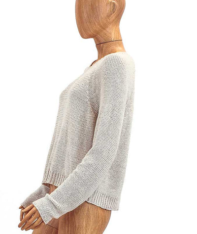 James Perse Clothing Medium Knit Crew Neck Sweater