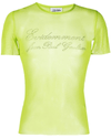 Jean Paul Gaultier Clothing Small Green Evidemment T-Shirt